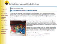 Tablet Screenshot of geigerlibrary.org